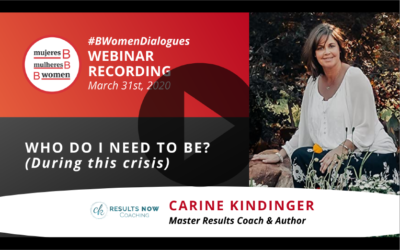 Webinar – ​Who do I need to be? (During this crisis)