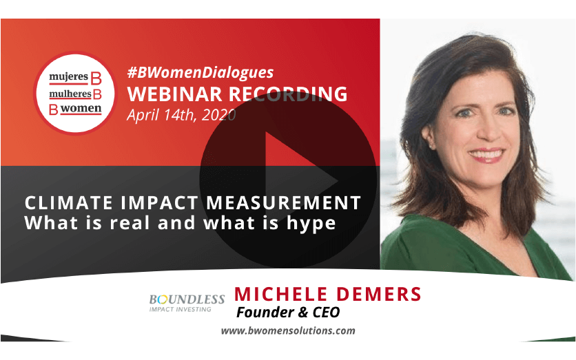 Webinar – Climate Impact Measurement: what is real and what is hype