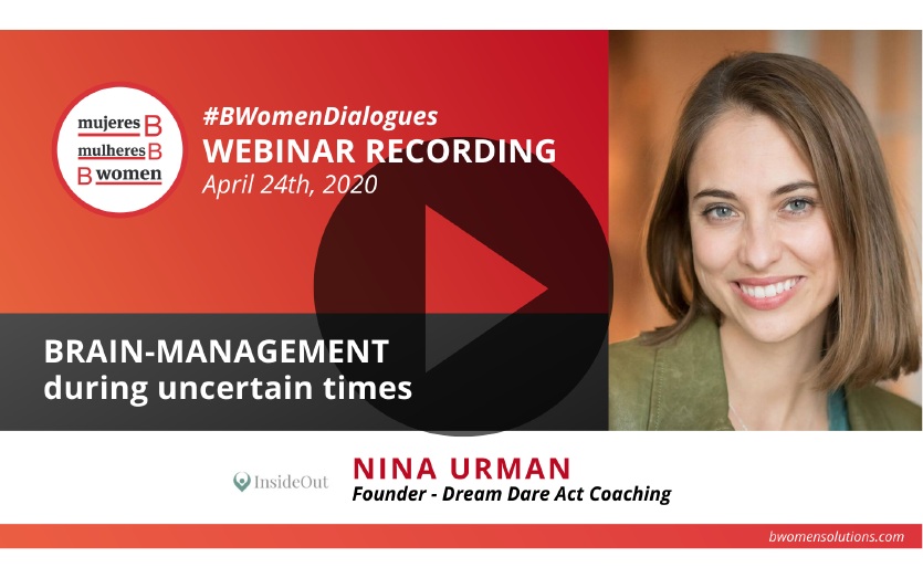 Webinar – Brain-Management during uncertain times
