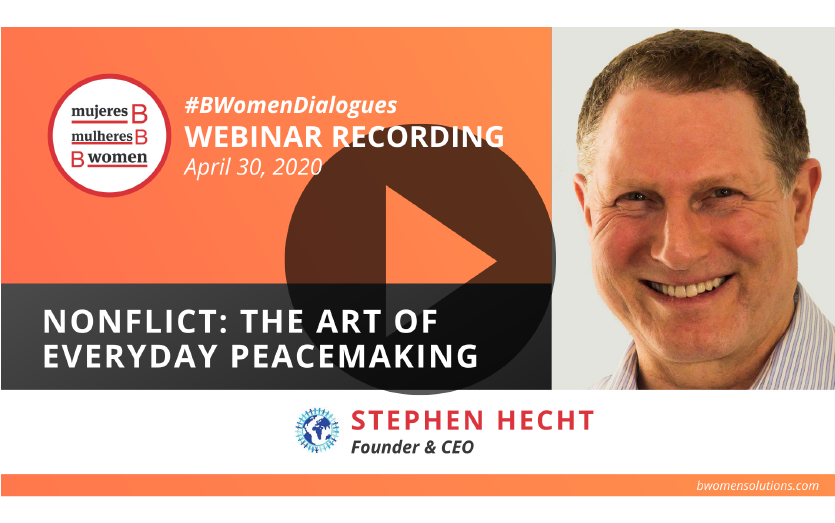 Webinar – Workshop: NONFLICT: the art of everyday peacemaking