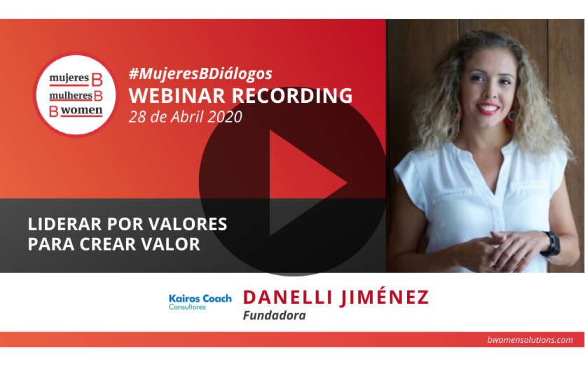 Webinar – Liderar por valores para crear valor: promover un liderazgo consciente
