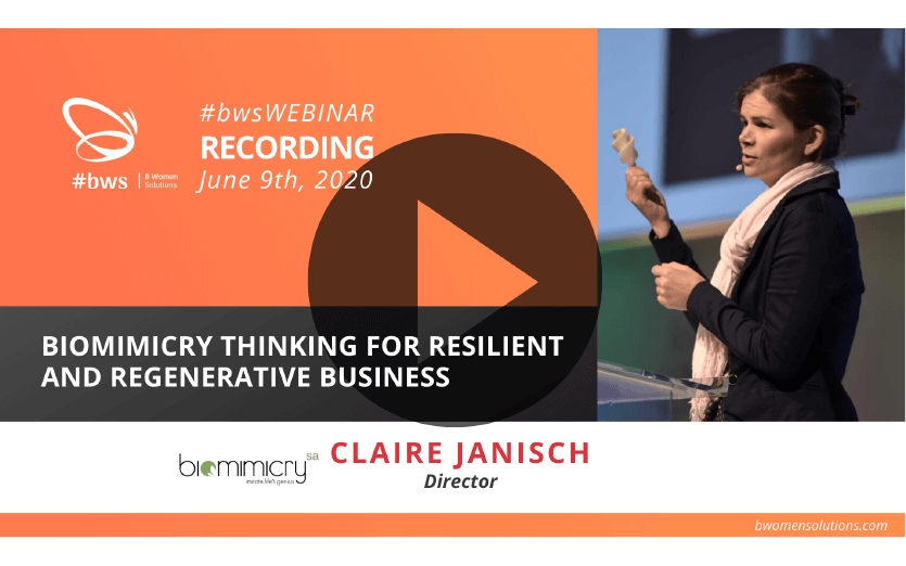 Recording #bwsWEBINAR |  Biomimicry Thinking for Resilient and Regenerative Business