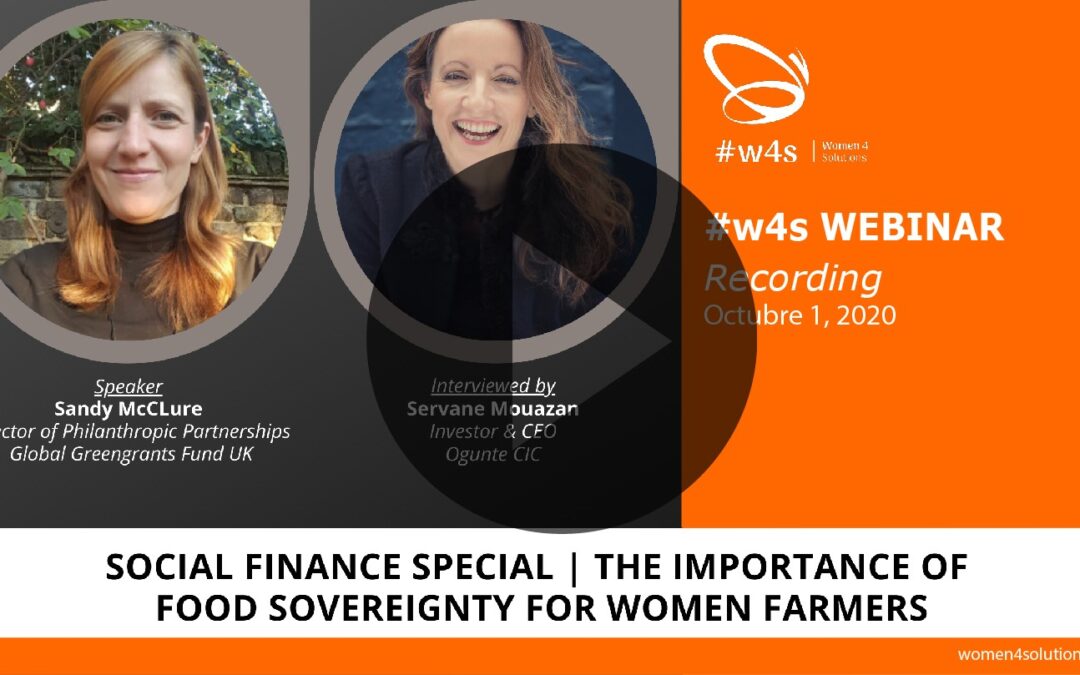 The importance of food sovereignty for women farmers