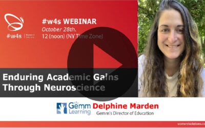 Enduring Academic Gains Through Neuroscience – Delphine Marden – #W4S – Women4Solutions – Webinar